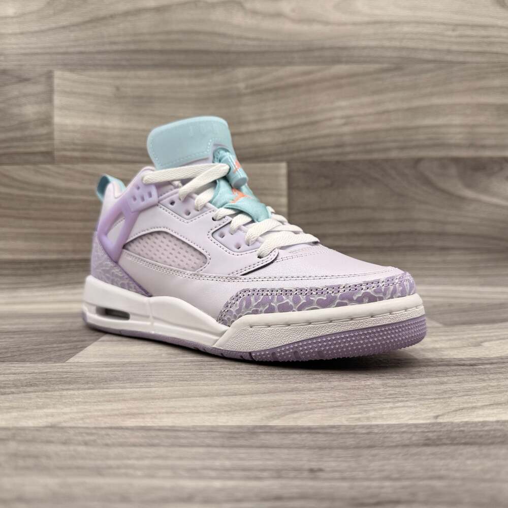 Nike Jordan Spizike Low GS 6.5Y ‘Barely Grape/Ocean Bliss/White/Atomic Pink'